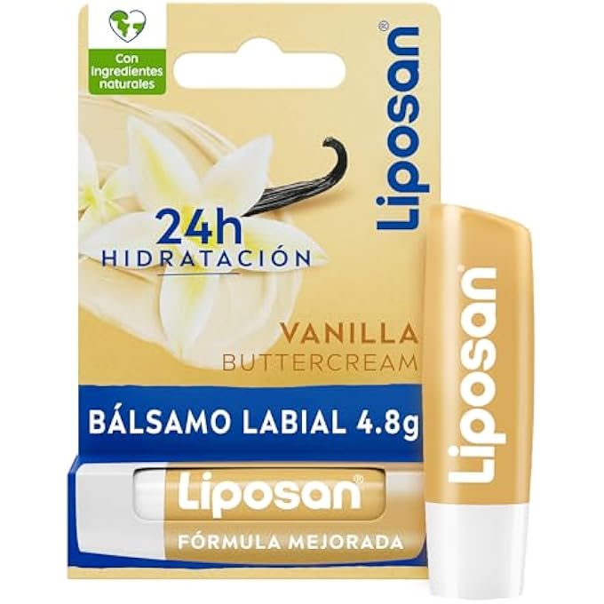 liposan VANILLA (1 X 5 ML), INTENSIVE CARE LIP BALM, LIGHT TEXTURE, MOISTURISING BALM FOR SOFT AND SMOOTH LIPS - Image 1